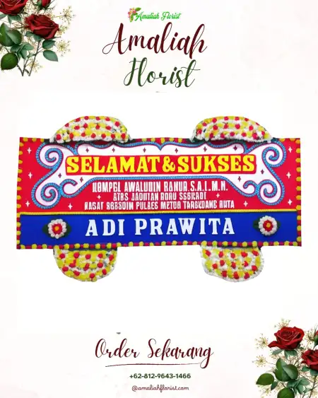 Papan Bunga Ucapan Selamat Sirantau